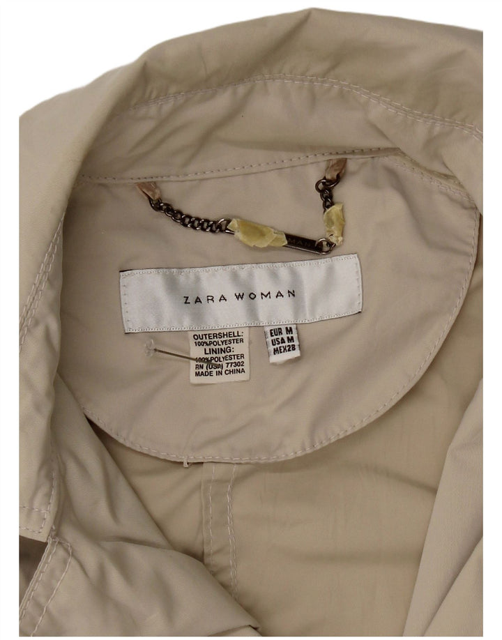 Zara Veste croisée pour femme UK 12 Polyester gris moyen
