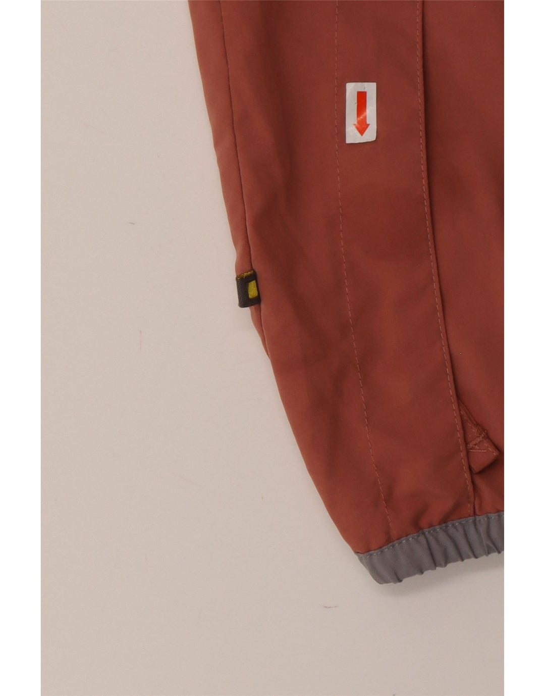 REEBOK Womens Rain Jacket UK 14 Large Brown Polyester