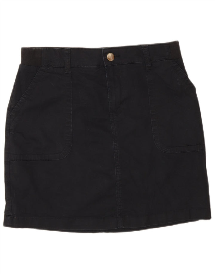 Lee Jupe-short coupe régulière pour femme US 8 en coton noir moyen
