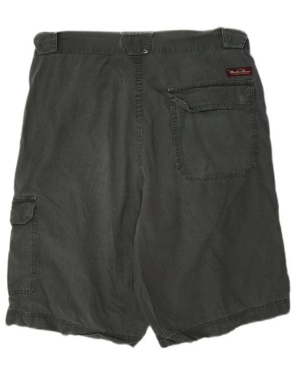 Marlboro Classics Short cargo pour homme EU 50 Large W34 Gris Coton