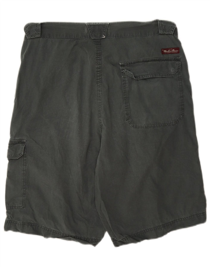 Marlboro Classics Short cargo pour homme EU 50 Large W34 Gris Coton