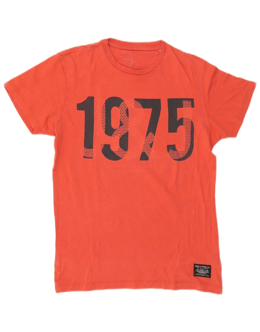 Jack & Jones T-Shirt Graphique Homme Petit Rouge Coton