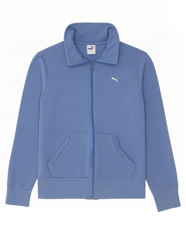 Puma Veste de survêtement pour femme UK 12 Bleu moyen