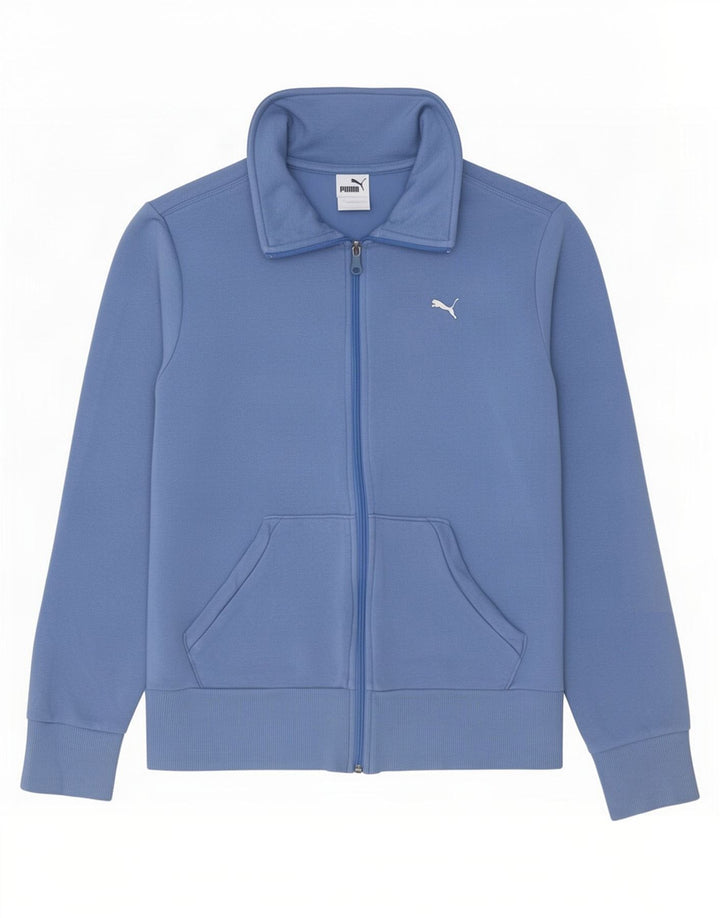 Puma Veste de survêtement pour femme UK 12 Bleu moyen