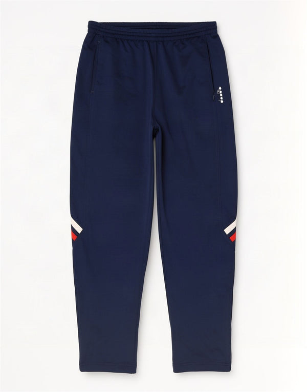 Diadora Pantalon de survêtement pour homme UK 42 Large Bleu Marine Colorblock Polyester