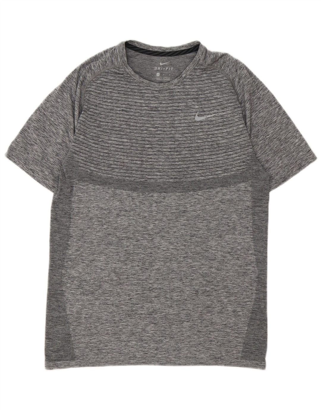 Nike T-shirt Dri Fit pour femme UK 14 Gris moyen moucheté