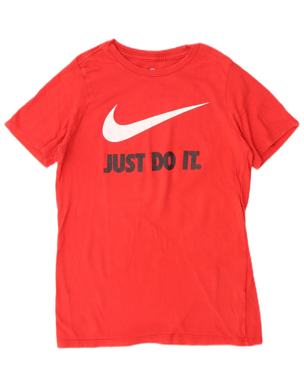 Nike Garçons Athletic Cut Graphic T-Shirt Top 12-13 ans Grand Rouge Sports