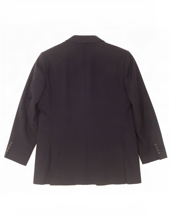 Marks & Spencer Veste blazer à 2 boutons pour homme UK 44 XL Bleu marine en laine