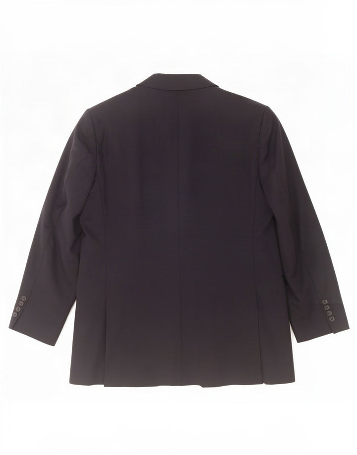 Marks & Spencer Veste blazer à 2 boutons pour homme UK 44 XL Bleu marine en laine