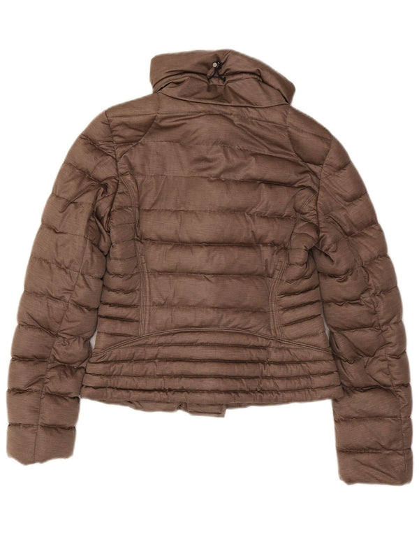 Moncler Veste matelassée femme taille 2 petit polyester marron