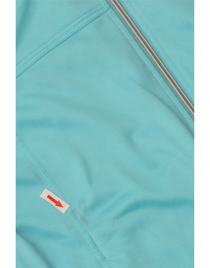 Diadora Veste de survêtement pour femme UK 18 XL Bleu Colorblock Polyester