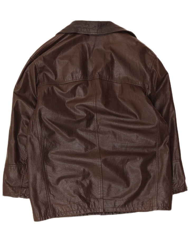 Conbipel Veste en Cuir Homme IT 50 Grand Cuir Marron