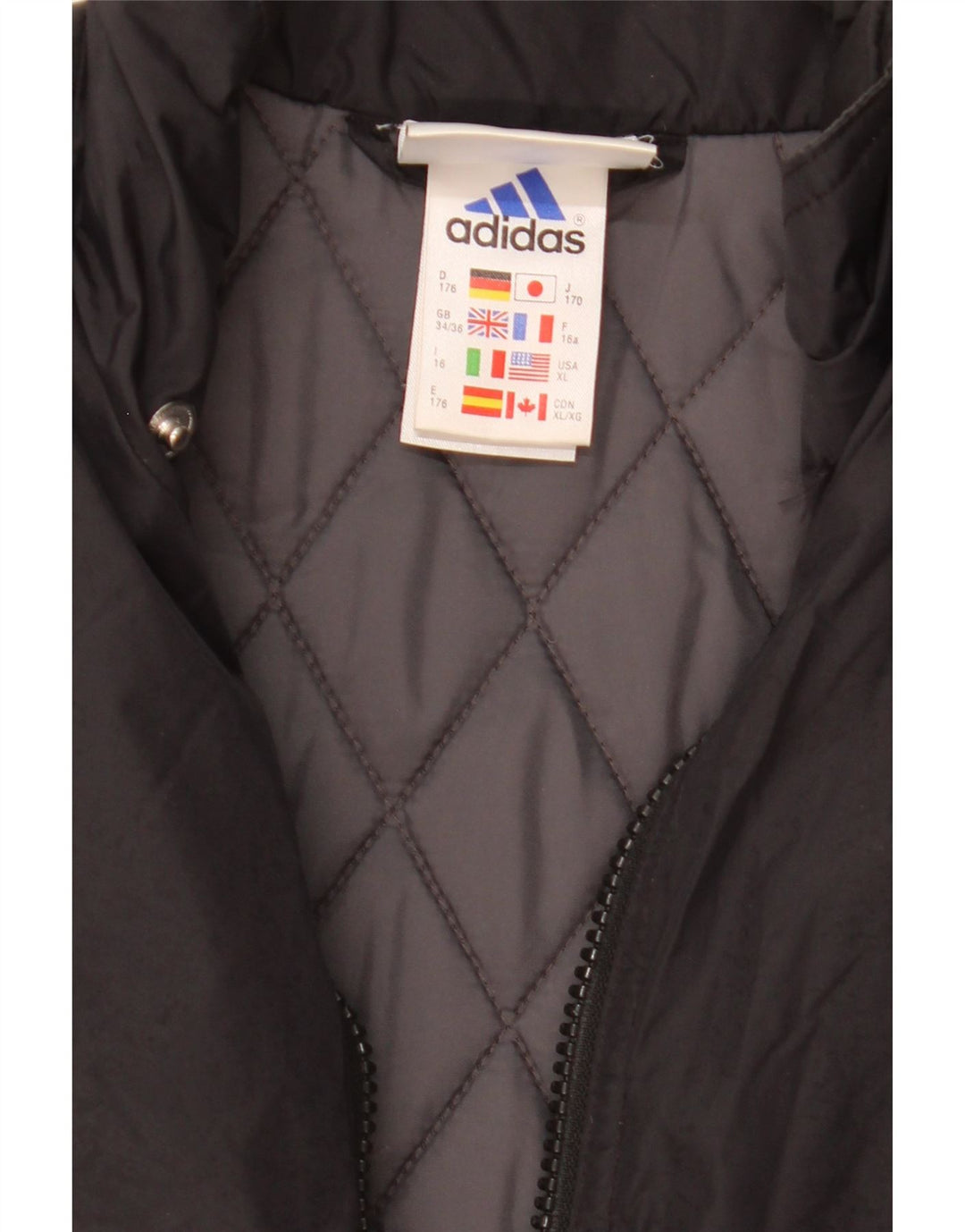 Veste matelassée Adidas Garçon 15-16 ans Bleu Marine