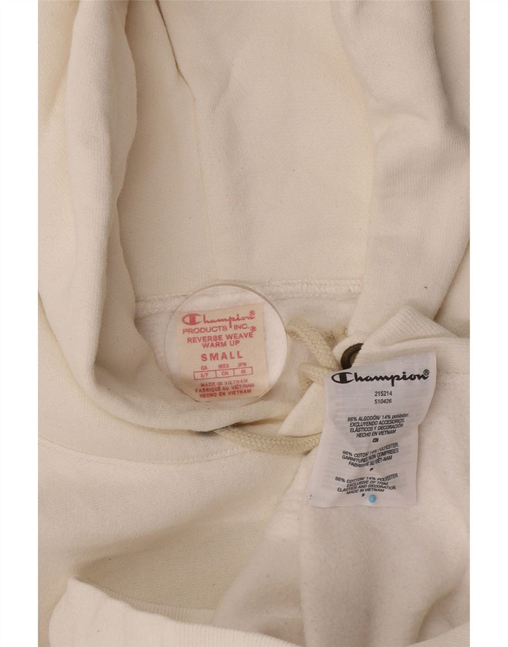 Champion Pull à capuche Reverse Weave pour homme en coton blanc petit