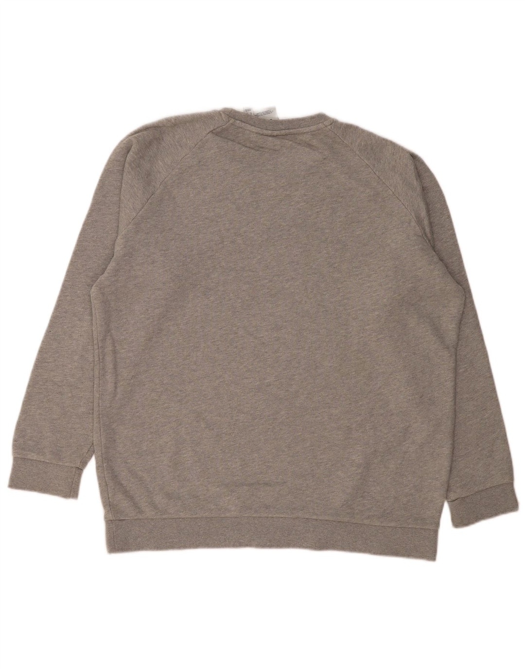 ADIDAS Mens Sweatshirt Jumper Large Grey Cotton
