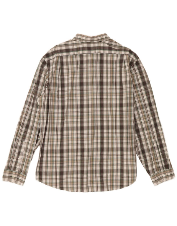 Eddie Bauer Chemise classique pour homme XL en coton à carreaux multicolores