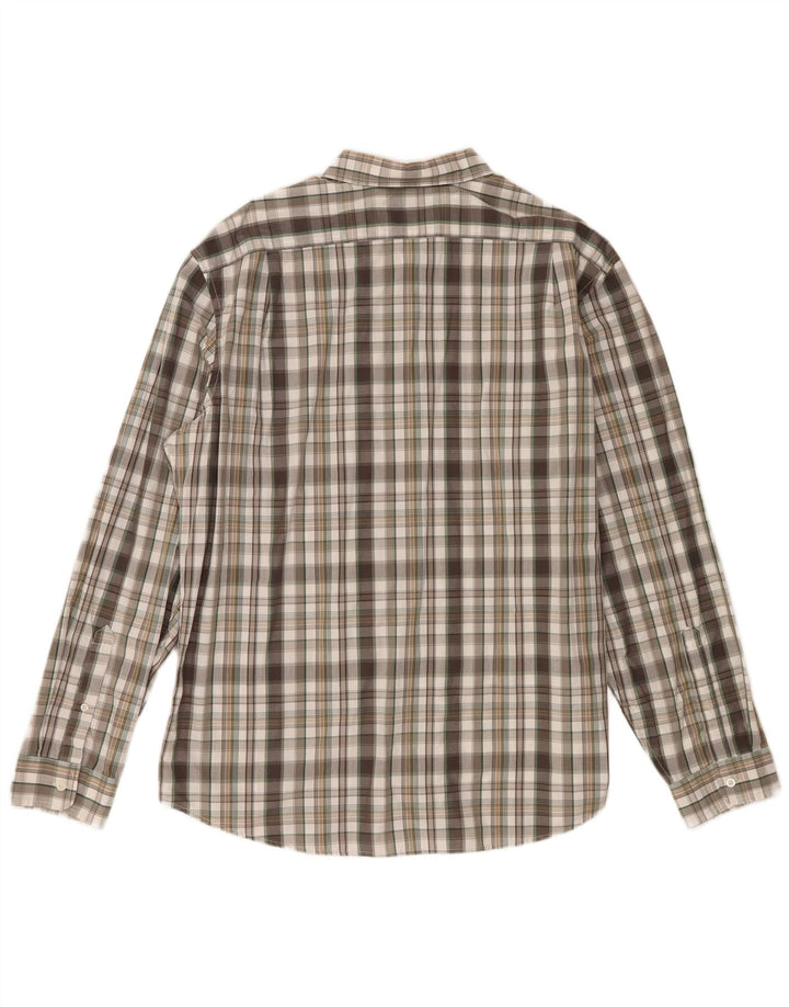 Eddie Bauer Chemise classique pour homme XL en coton à carreaux multicolores