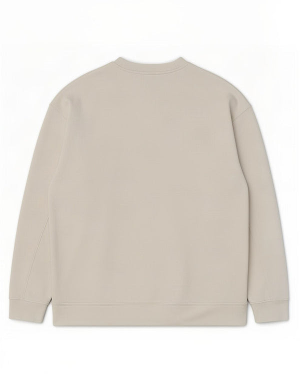 Adidas Sweat-shirt surdimensionné pour femme UK 6 XS Blanc Coton
