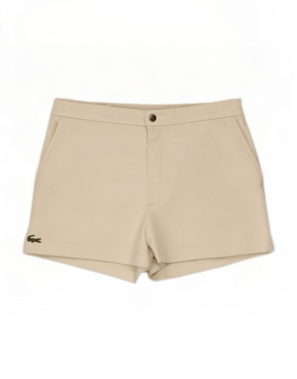 Lacoste Short Homme Taille 4 Moyen W30 Blanc Polyester