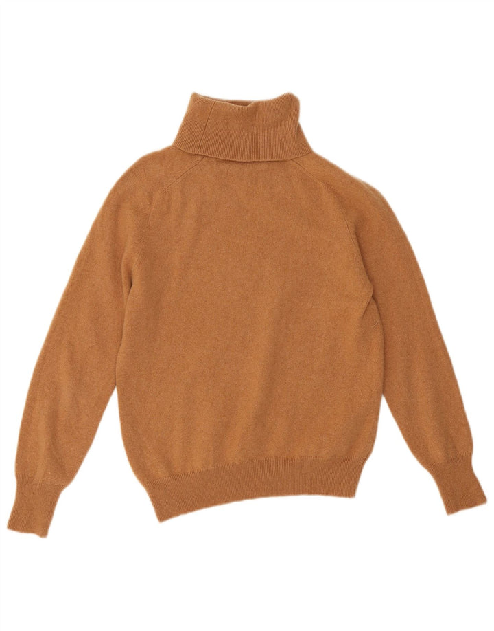 Zara Pull col roulé pour femme UK 12 Laine marron moyen