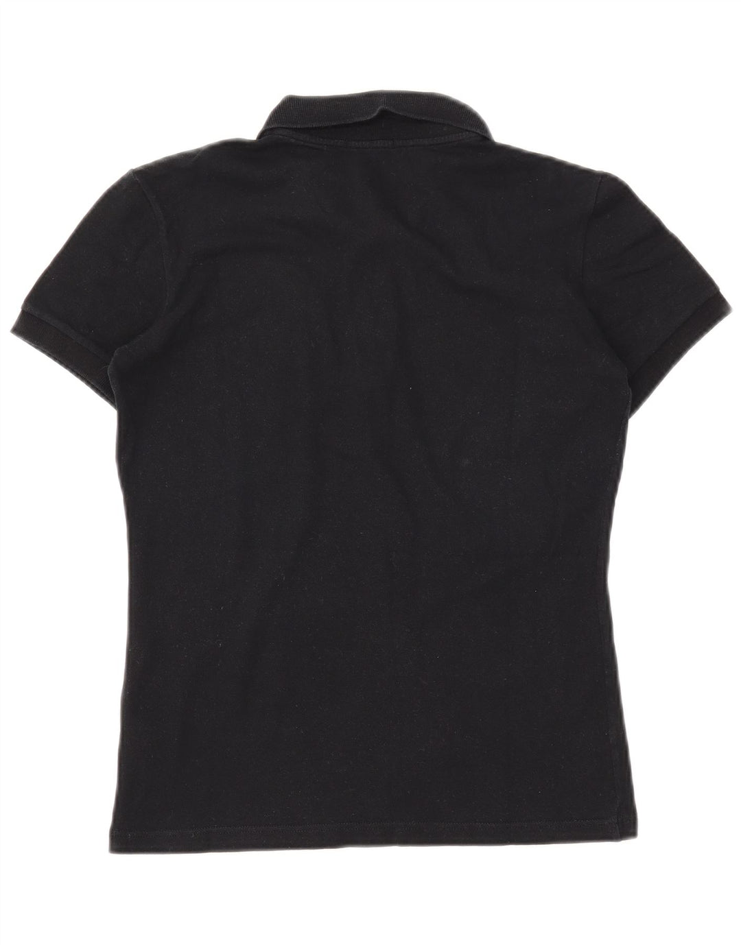 FRED PERRY Polo Femme UK 16 Large Noir Coton