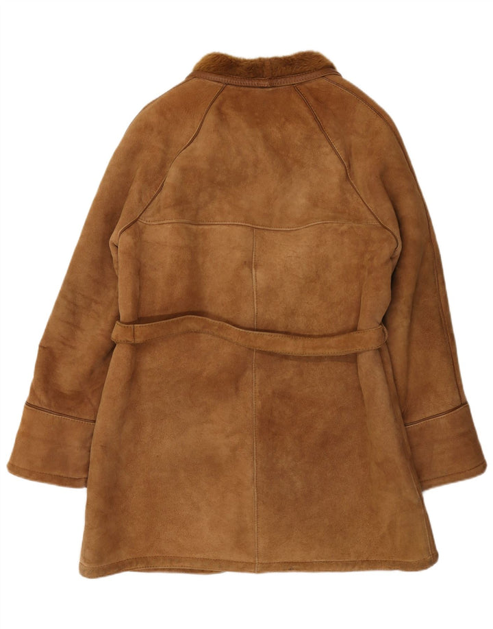 Everest Manteau en peau de mouton pour femme IT 50 XL Beige