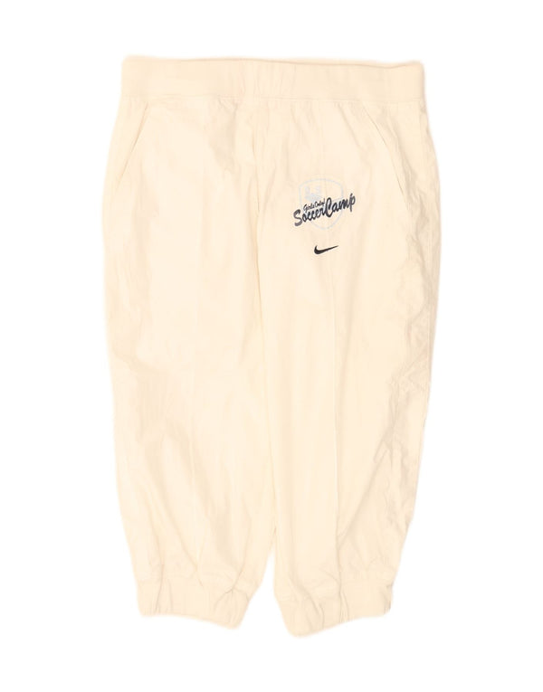 Nike Pantalon de survêtement Capri graphique pour garçon 13-14 ans XL Blanc