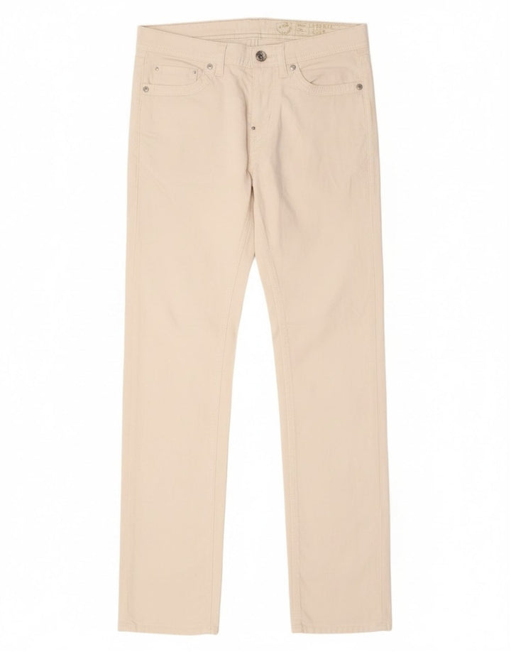 Gas Jean Slim Albert Femme W29 L34 Coton Blanc