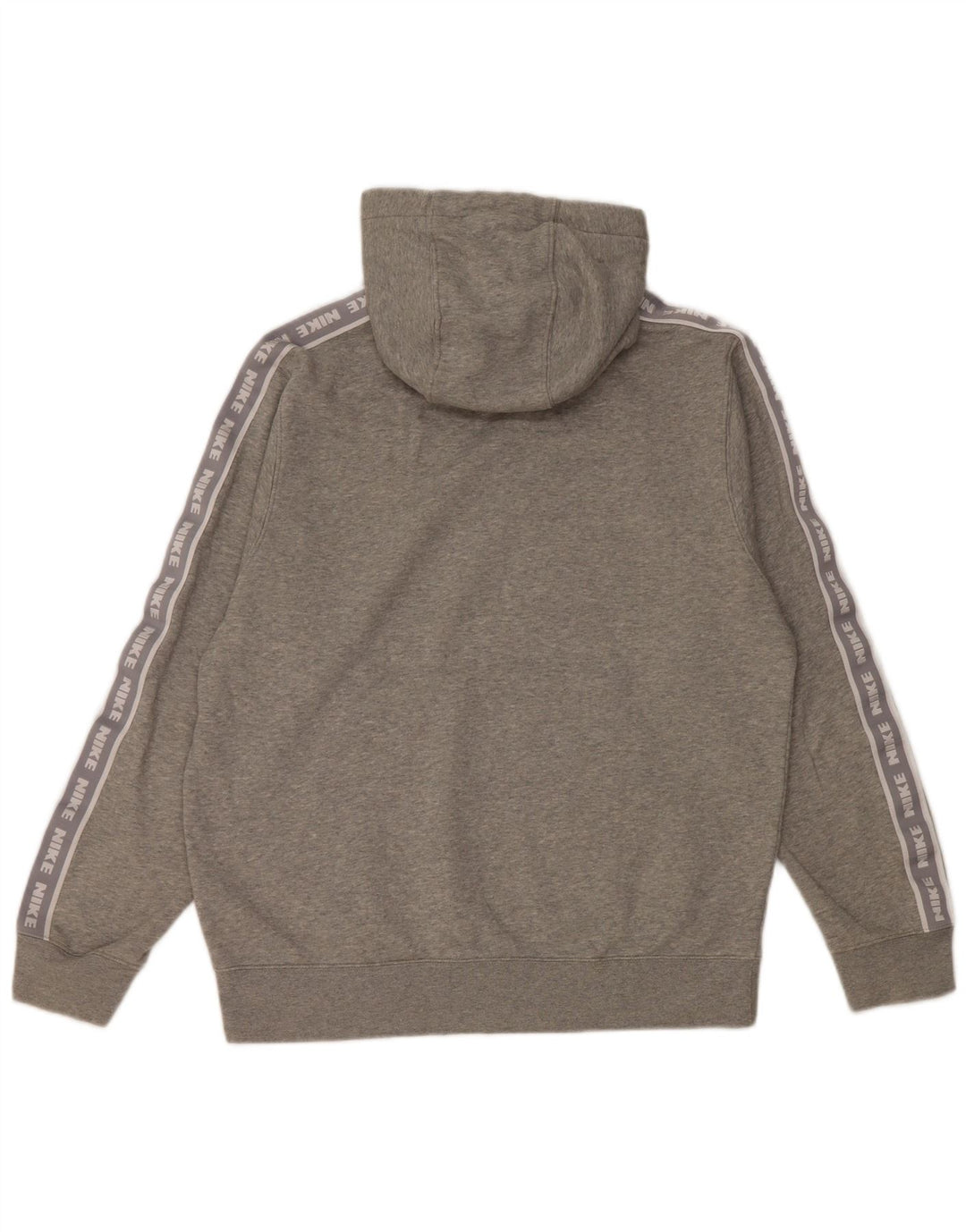 Nike Pull à capuche graphique en coton moucheté gris moyen pour homme