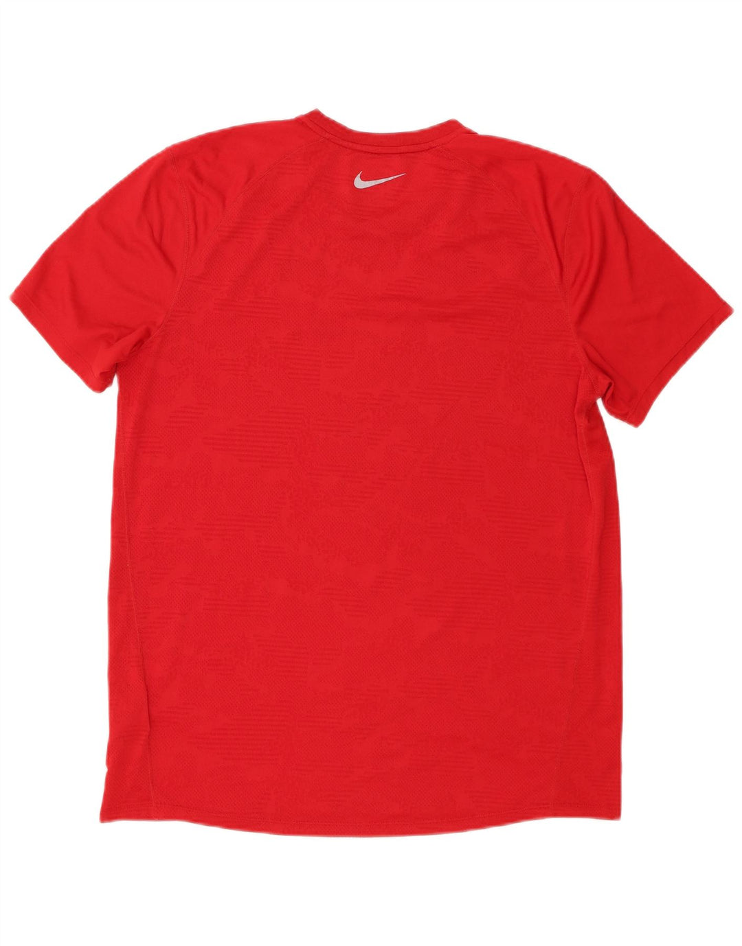 Nike Hommes Dri Fit T-Shirt Haut Large Rouge Polyester