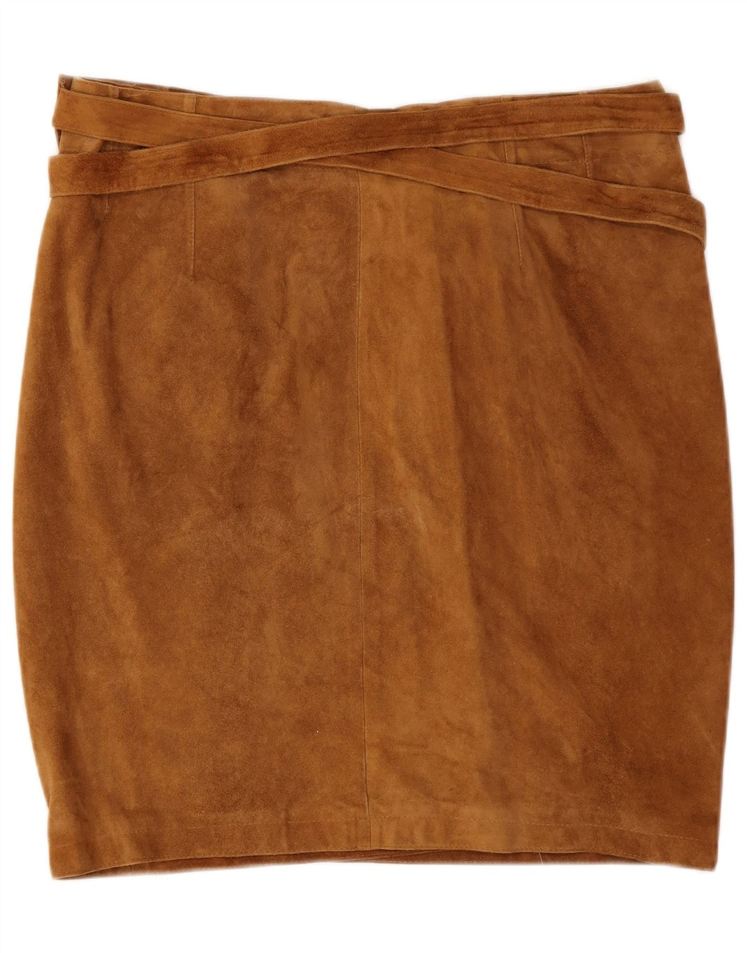 Bottega Femme Jupe portefeuille en daim W30 Marron moyen