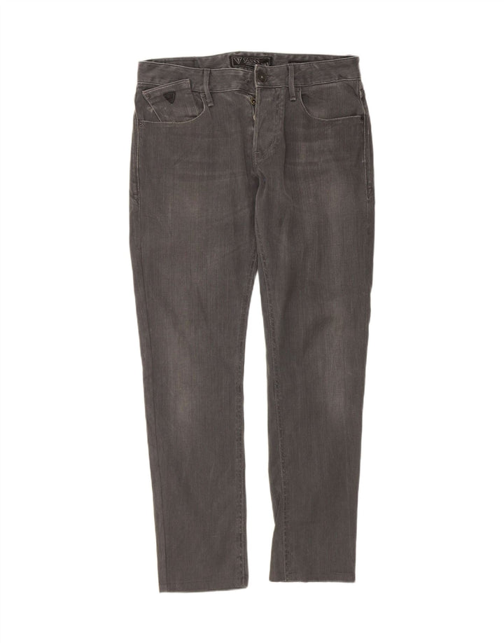 GUESS Mens Slim Jeans W30 L30 Grey Cotton Vintage Guess and Second-Hand Guess from Messina Hembry 