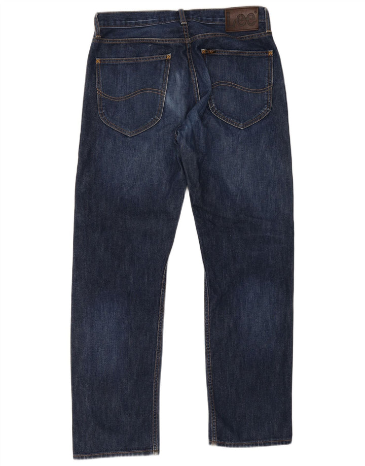 Lee Jean droit homme W32 L32 bleu marine coton