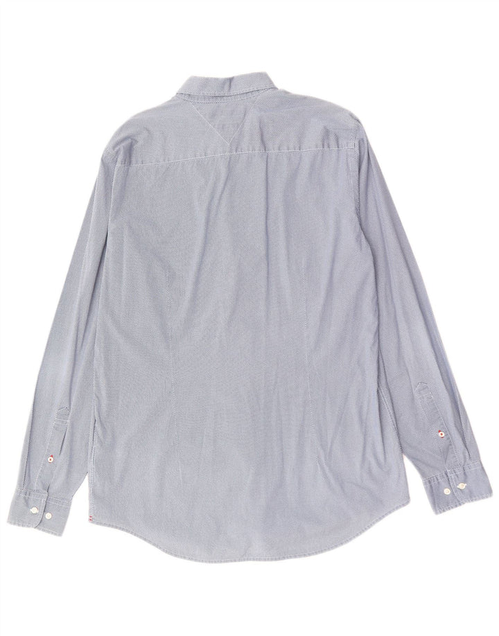 Tommy Hilfiger Chemise Slim Fit XL Bleu à Pois Coton