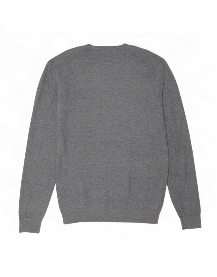Zara Pull ras du cou pour homme, grand gris