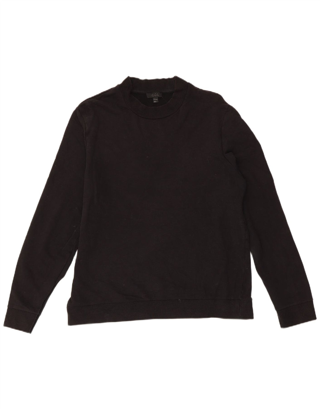 COS Sweat-shirt pour homme en coton noir Taille L