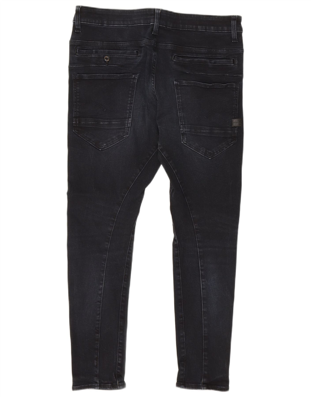 G-STAR Mens Super Slim Jeans W33 L32 Navy Blue Cotton