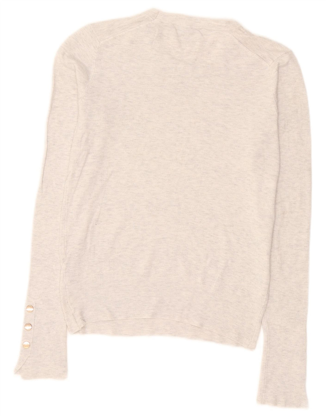 Zara Pull ras du cou pour femme UK 12 Gris moyen moucheté