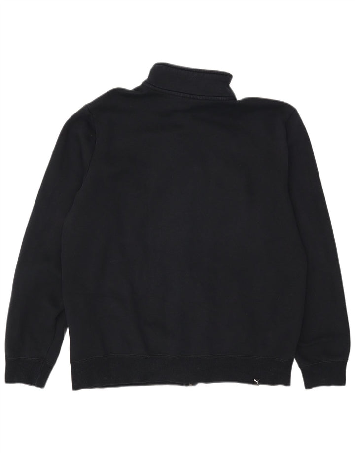 Puma Veste de survêtement pour homme Taille L Noir Coton
