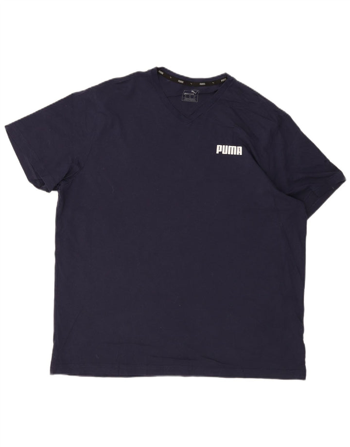 PUMA T-Shirt Homme 2XL Bleu Marine