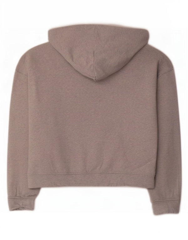 Hugo Boss Pull à capuche surdimensionné graphique pour femme UK 14 Gris moyen