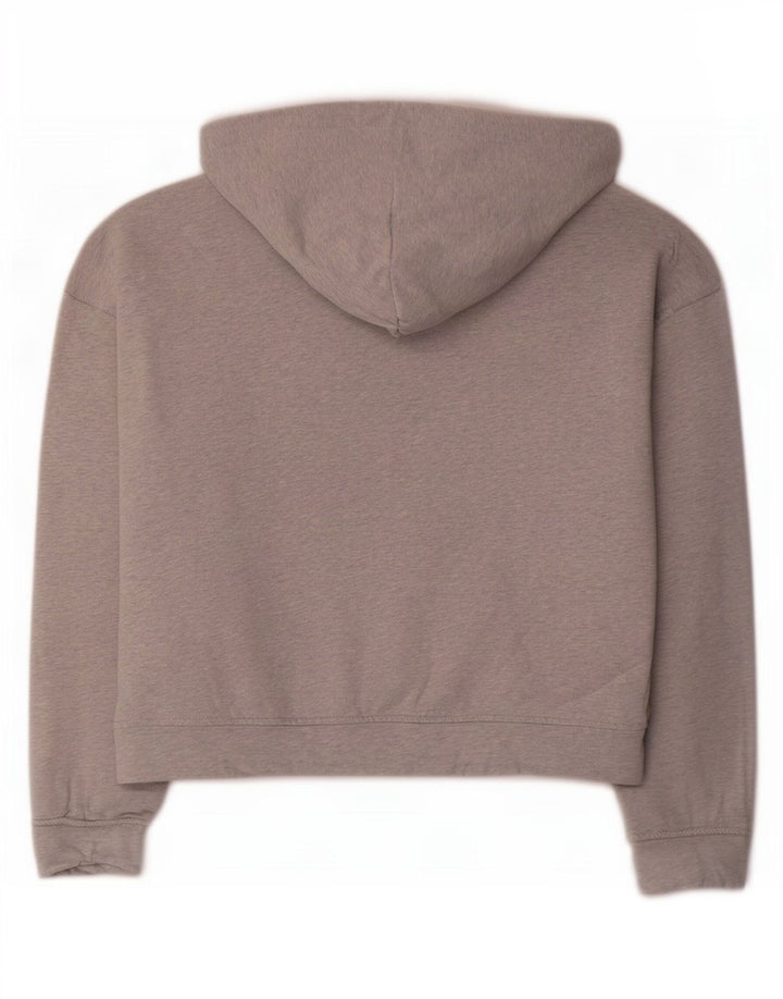 Hugo Boss Pull à capuche surdimensionné graphique pour femme UK 14 Gris moyen