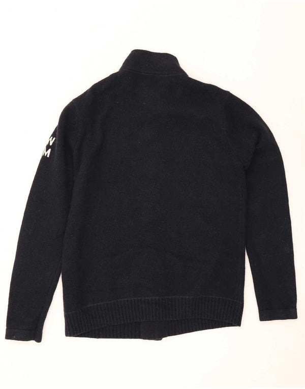 G-Star Homme Graphic Cardigan Sweater XL Bleu Marine Lambswool