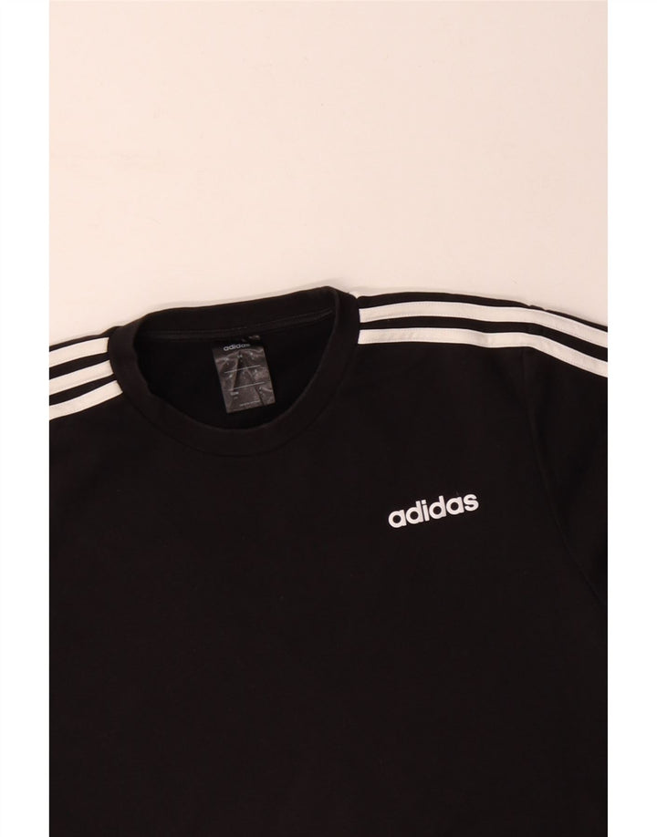 ADIDAS Sweat-shirt pour hommes Petit coton noir
