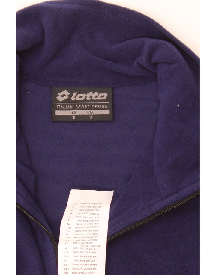 Lotto Pull Polaire Col Zippé Femme Petit Bleu Marine Polyester