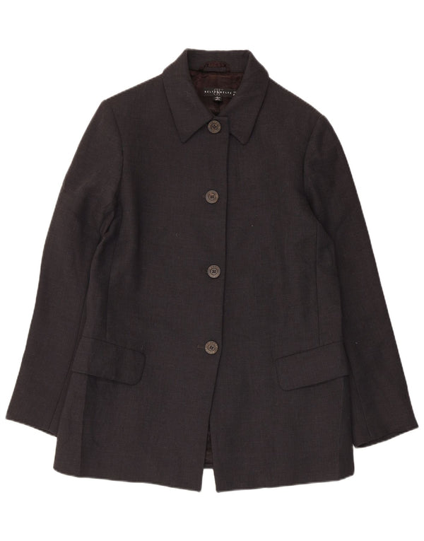 Belfe & Belfe Veste Blazer 4 Boutons Femme IT 40 Petite Laine Vierge Noire