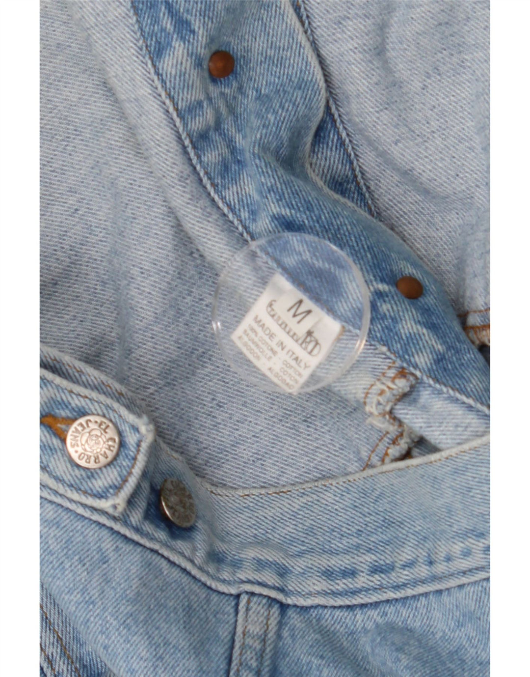 CHARRO Veste en Jean Homme UK 38 Bleu Moyen Coton