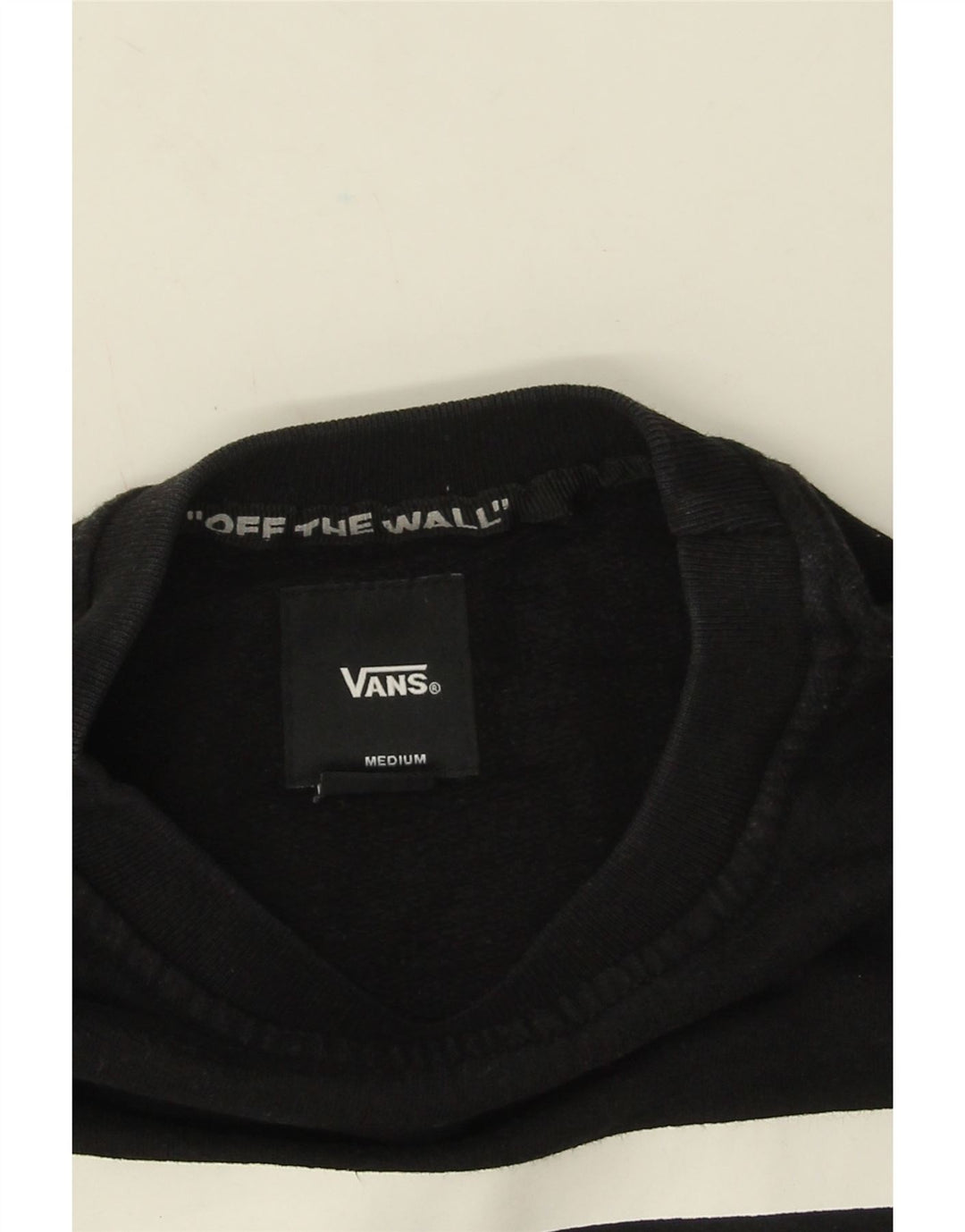 Vans Sweat-shirt graphique pour homme en coton noir moyen
