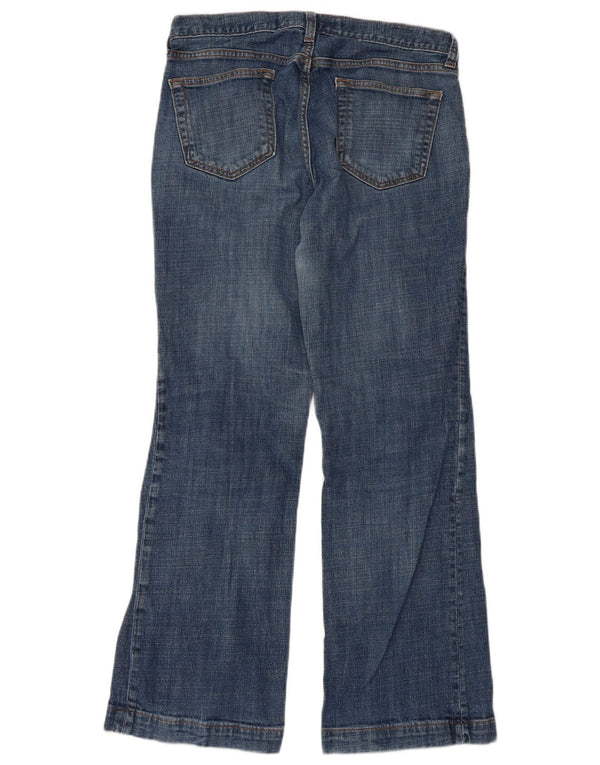 Gap Jeans Bootcut Femme UK 12 Medium W30 L29 Bleu Coton
