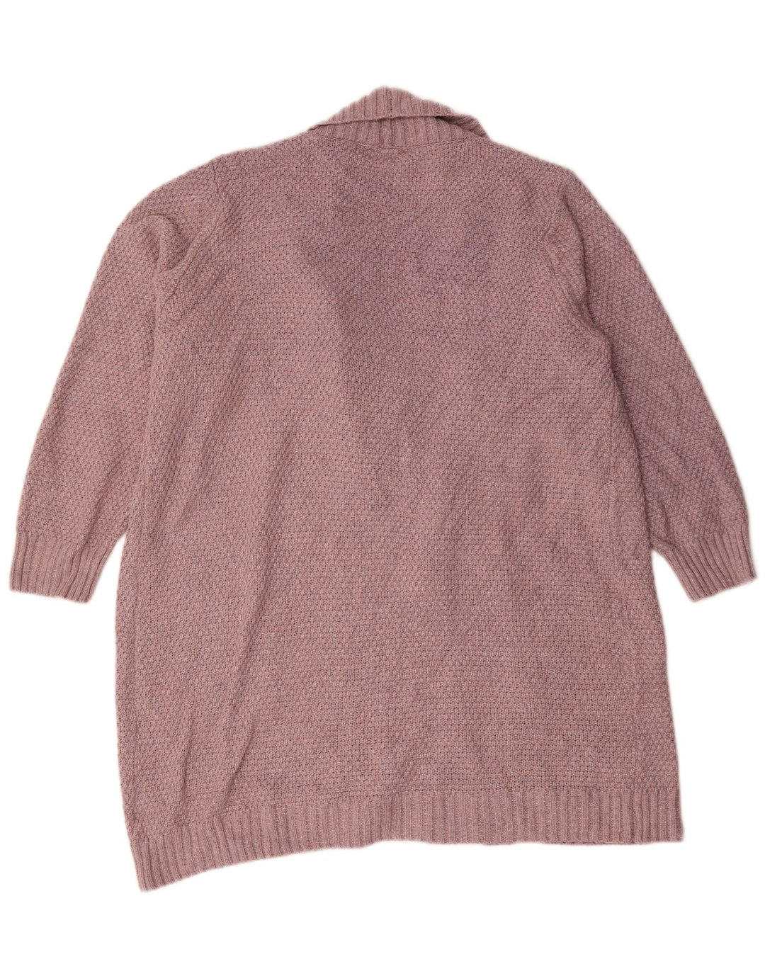 Autograph Pull Cardigan Ouvert pour Femme UK 18 XL Rose Polyester